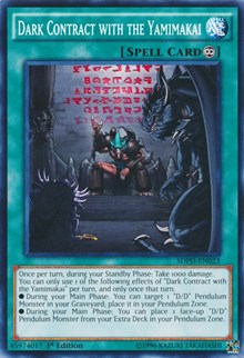 Dark Contract with the Yamimakai [Structure Deck: Pendulum Domination] [SDPD-EN023] | Enigma On Main