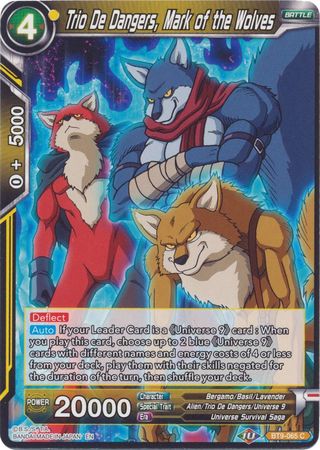 Trio De Dangers, Mark of the Wolves (Reprint) (BT9-065) [Battle Evolution Booster] | Enigma On Main