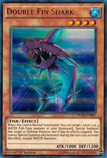 Double Fin Shark [Duelist Saga] [DUSA-EN001] | Enigma On Main