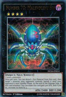 Number 70: Malevolent Sin [Duelist Saga] [DUSA-EN014] | Enigma On Main