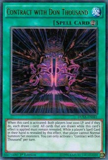 Contract with Don Thousand [Duelist Saga] [DUSA-EN041] | Enigma On Main