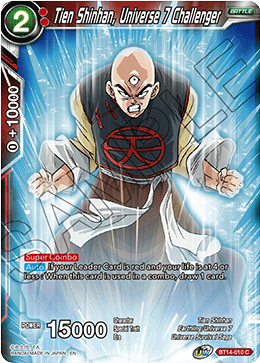 Tien Shinhan, Universe 7 Challenger (BT14-010) [Cross Spirits] | Enigma On Main