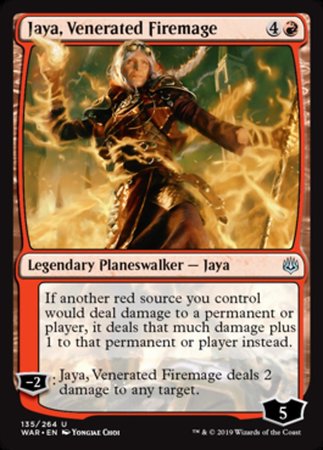 Jaya, Venerated Firemage [War of the Spark] | Enigma On Main