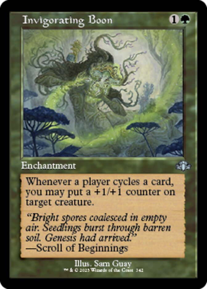 Invigorating Boon (Retro) [Dominaria Remastered] | Enigma On Main