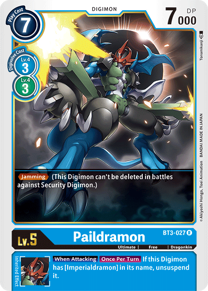 Paildramon [BT3-027] [Release Special Booster Ver.1.5] | Enigma On Main