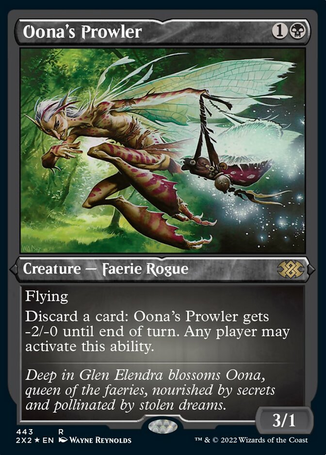 Oona's Prowler (Foil Etched) [Double Masters 2022] | Enigma On Main