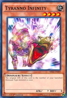 Tyranno Infinity [Structure Deck: Dinosmasher's Fury] [SR04-EN009] | Enigma On Main