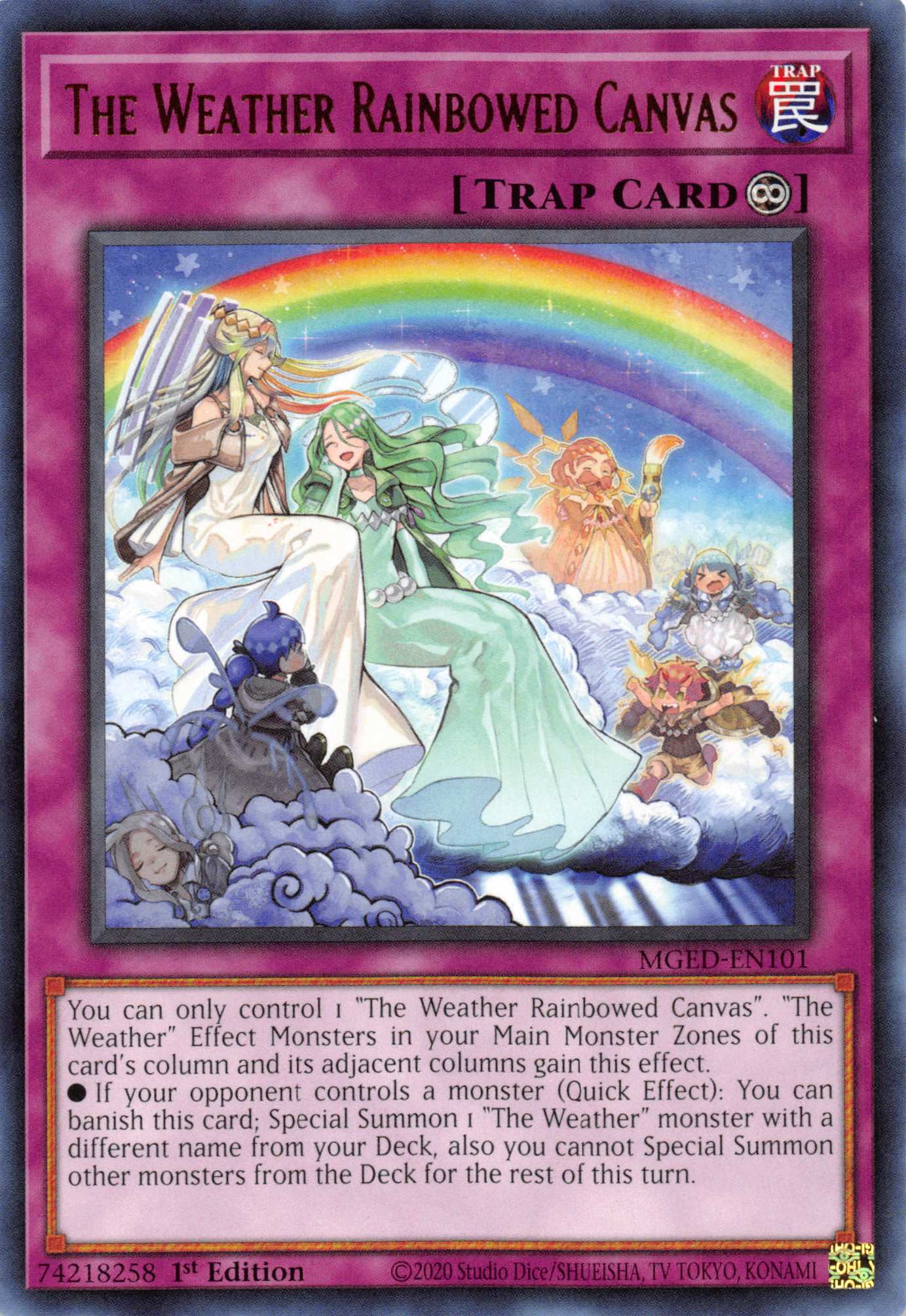 The Weather Rainbowed Canvas [MGED-EN101] Rare | Enigma On Main