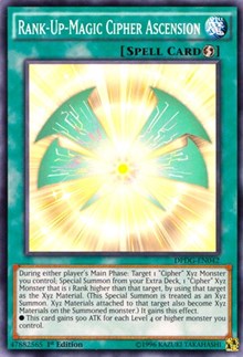 Rank-Up-Magic Cipher Ascension [Duelist Pack: Dimensional Guardians] [DPDG-EN042] | Enigma On Main