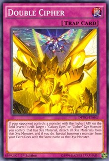 Double Cipher [Duelist Pack: Dimensional Guardians] [DPDG-EN043] | Enigma On Main