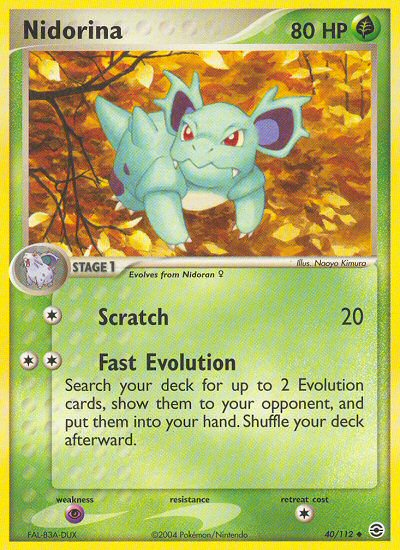 Nidorina (40/112) [EX: FireRed & LeafGreen] | Enigma On Main