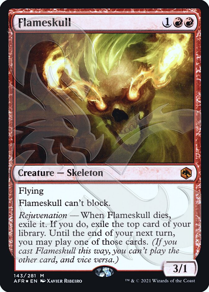 Flameskull (Ampersand Promo) [Dungeons & Dragons: Adventures in the Forgotten Realms Promos] | Enigma On Main