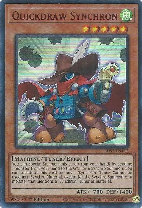 Quickdraw Synchron (Red) [LDS3-EN117] Ultra Rare | Enigma On Main