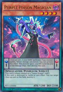 Purple Poison Magician [Pendulum Evolution] [PEVO-EN006] | Enigma On Main