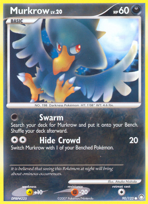 Murkrow (90/123) [Diamond & Pearl: Mysterious Treasures] | Enigma On Main