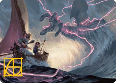 Hall of Storm Giants Art Card (Gold-Stamped Signature) [Dungeons & Dragons: Adventures in the Forgotten Realms Art Series] | Enigma On Main