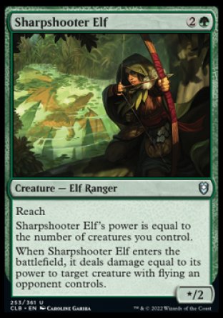 Sharpshooter Elf [Commander Legends: Battle for Baldur's Gate] | Enigma On Main