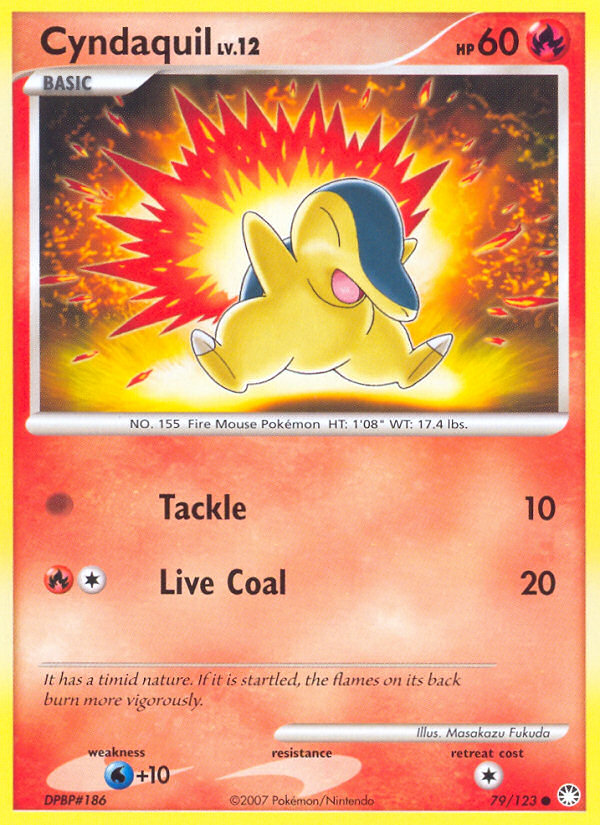 Cyndaquil (79/123) [Diamond & Pearl: Mysterious Treasures] | Enigma On Main