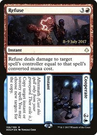 Refuse // Cooperate [Hour of Devastation Promos] | Enigma On Main