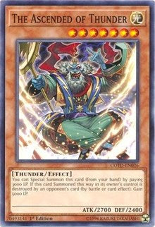 The Ascended of Thunder [Code of the Duelist] [COTD-EN036] | Enigma On Main