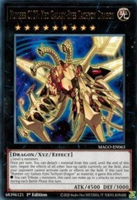 Number C107: Neo Galaxy-Eyes Tachyon Dragon [MAGO-EN063] Rare | Enigma On Main