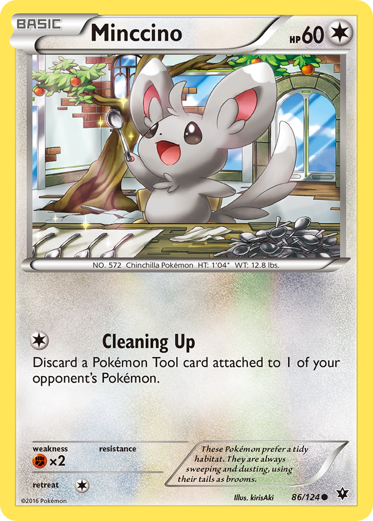 Minccino (86/124) [XY: Fates Collide] | Enigma On Main