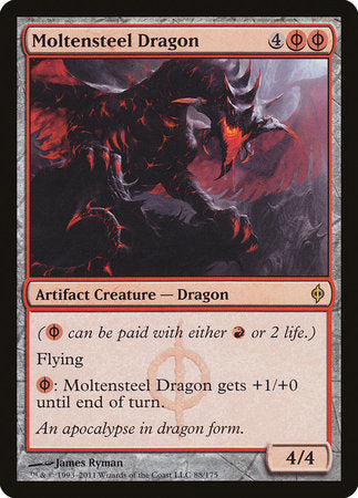 Moltensteel Dragon [New Phyrexia] | Enigma On Main