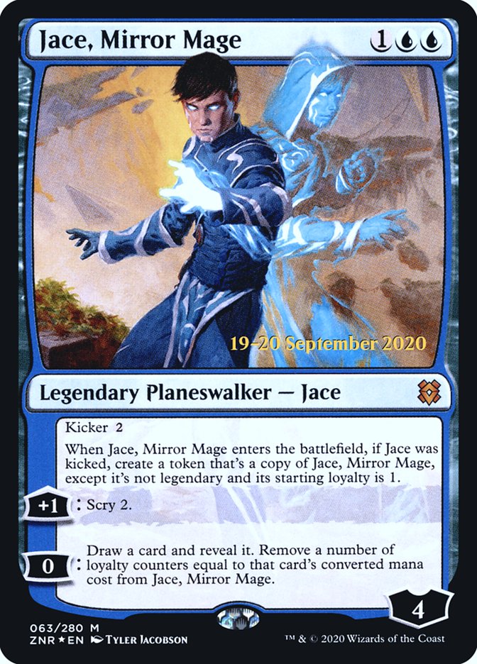 Jace, Mirror Mage  [Zendikar Rising Prerelease Promos] | Enigma On Main