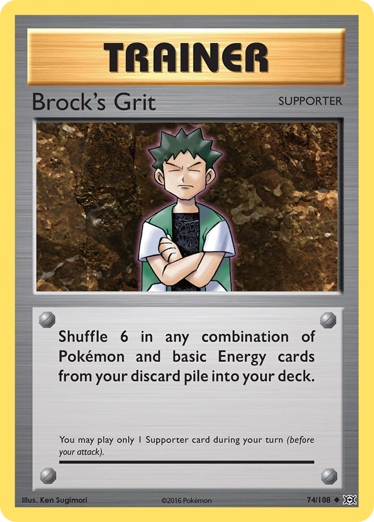 Brock's Grit (74/108) [XY: Evolutions] | Enigma On Main