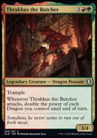 Thrakkus the Butcher [Commander Legends: Battle for Baldur's Gate] | Enigma On Main