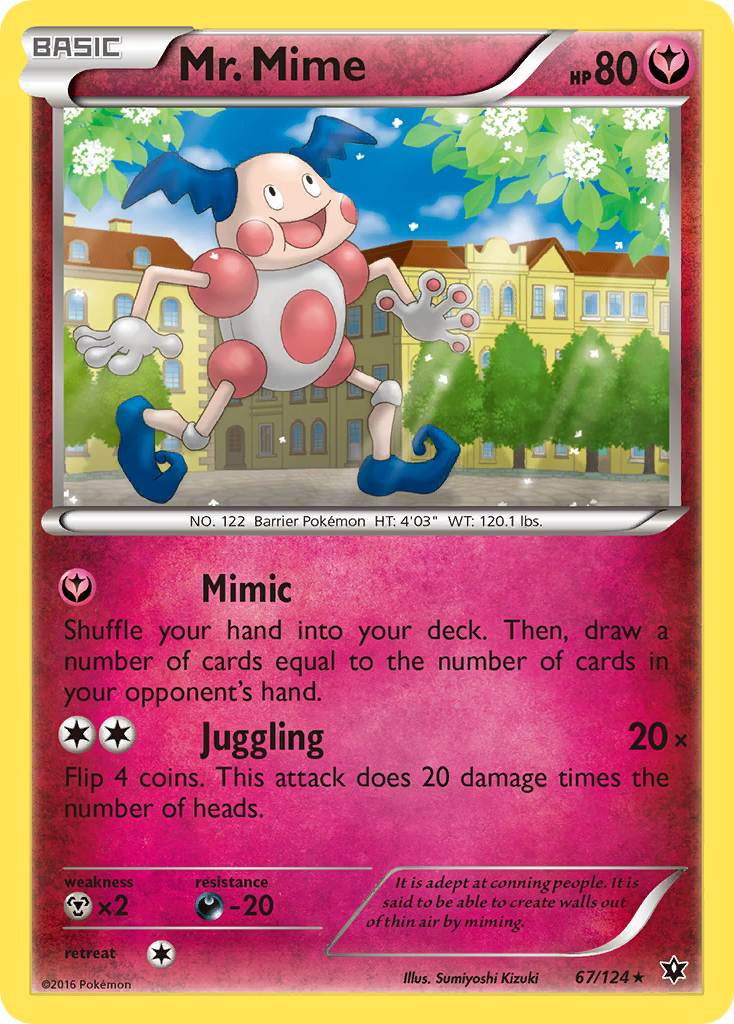 Mr. Mime (67/124) [XY: Fates Collide] | Enigma On Main