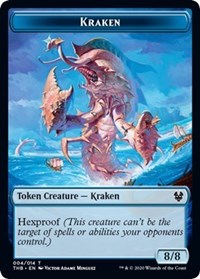 Kraken // Satyr Double-sided Token [Theros Beyond Death Tokens] | Enigma On Main