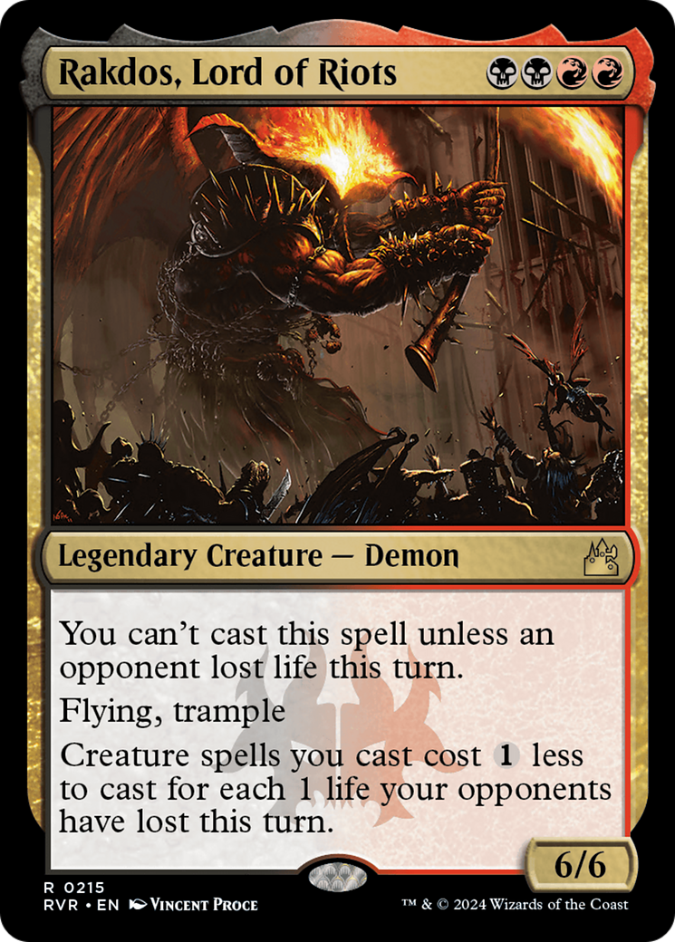 Rakdos, Lord of Riots [Ravnica Remastered] | Enigma On Main