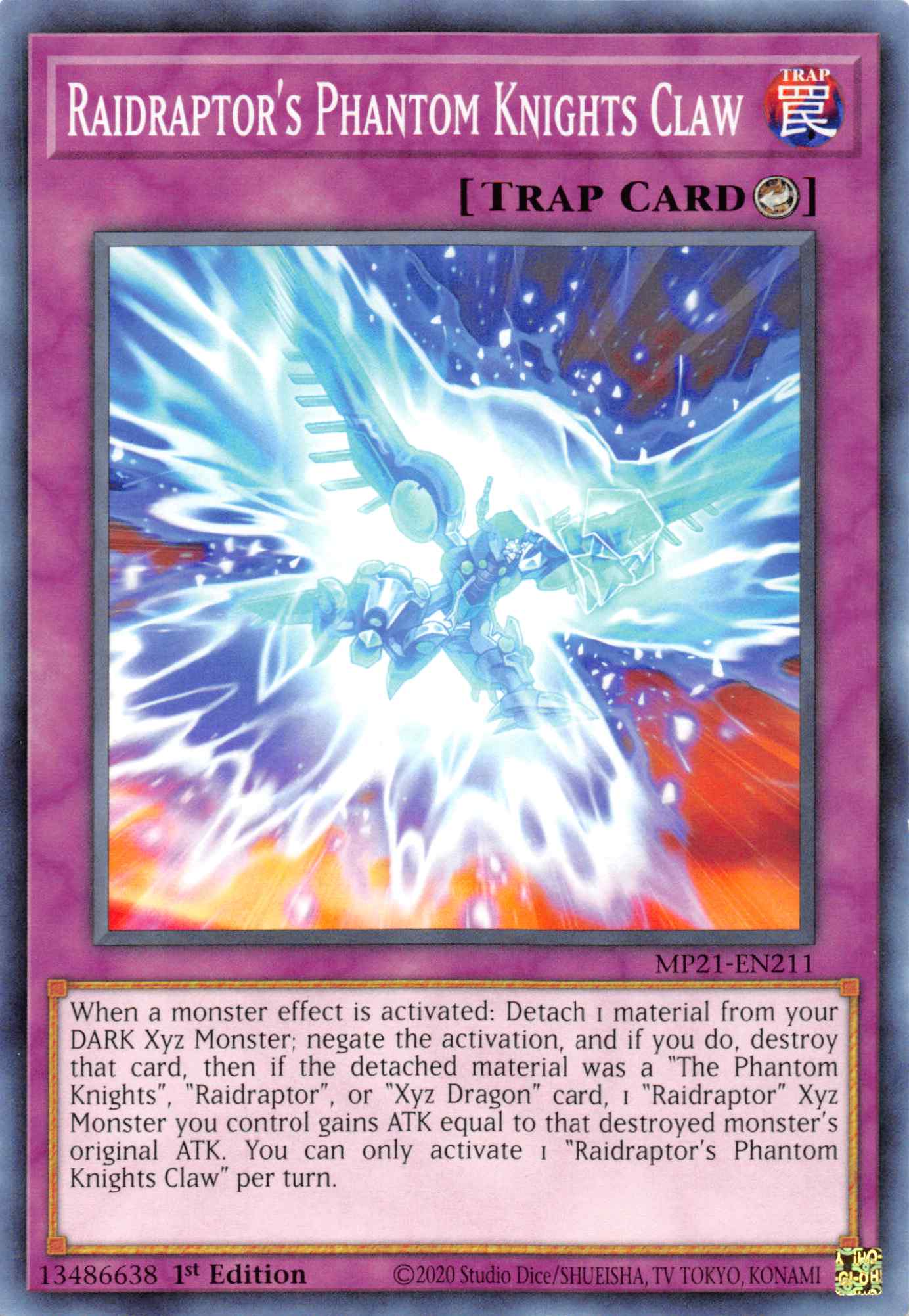 Raidraptor's Phantom Knights Claw [MP21-EN211] Common | Enigma On Main
