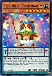 Performapal Bubblebowwow [2017 Mega-Tins Mega Pack] [MP17-EN062] | Enigma On Main