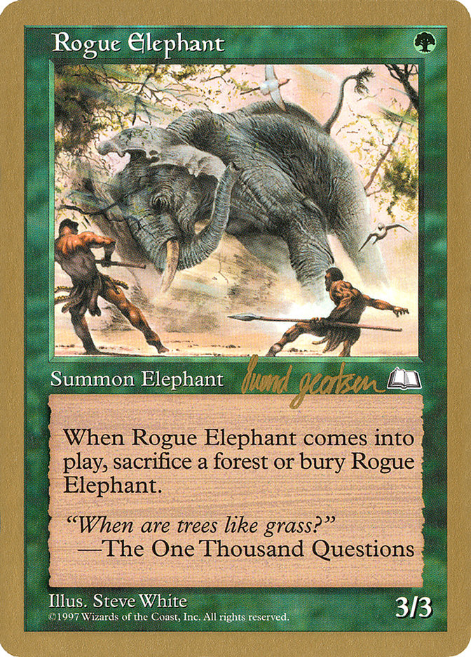 Rogue Elephant (Svend Geertsen) [World Championship Decks 1997] | Enigma On Main