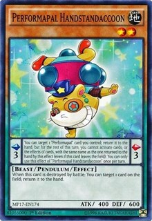 Performapal Handstandaccoon [2017 Mega-Tins Mega Pack] [MP17-EN174] | Enigma On Main