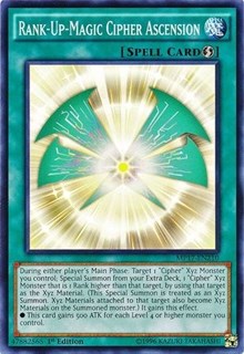 Rank-Up-Magic Cipher Ascension [2017 Mega-Tins Mega Pack] [MP17-EN210] | Enigma On Main