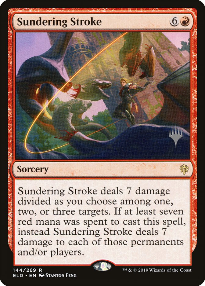 Sundering Stroke (Promo Pack) [Throne of Eldraine Promos] | Enigma On Main