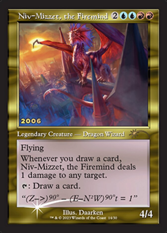 Niv-Mizzet, the Firemind [30th Anniversary Promos] | Enigma On Main