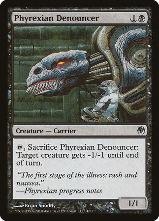Phyrexian Denouncer [Duel Decks: Phyrexia vs. the Coalition] | Enigma On Main