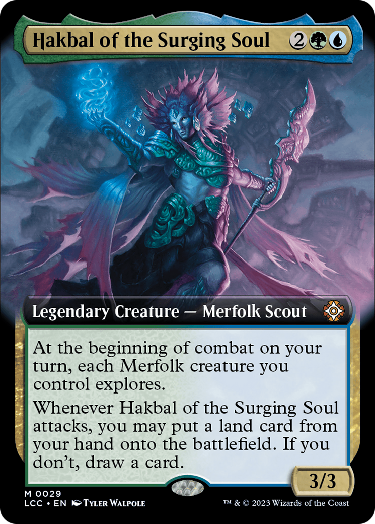 Hakbal of the Surging Soul (Extended Art) [The Lost Caverns of Ixalan Commander] | Enigma On Main