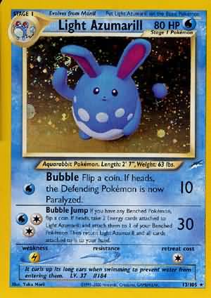 Light Azumarill (13/105) [Neo Destiny Unlimited] | Enigma On Main