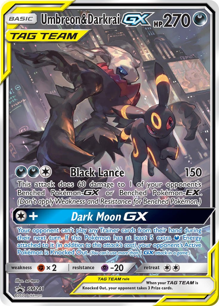 Umbreon & Darkrai GX (SM241) [Sun & Moon: Black Star Promos] | Enigma On Main