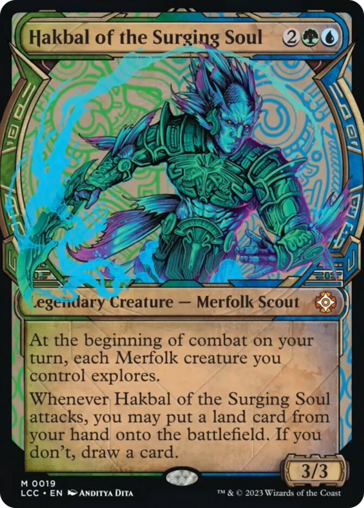 Hakbal of the Surging Soul (Showcase) [The Lost Caverns of Ixalan Commander] | Enigma On Main