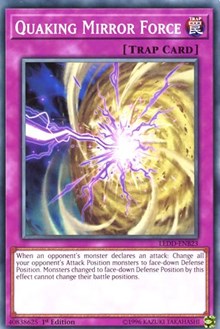 Quaking Mirror Force [Legendary Dragon Decks] [LEDD-ENB23] | Enigma On Main