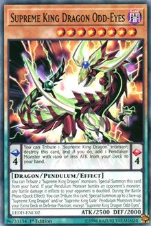 Supreme King Dragon Odd-Eyes [Legendary Dragon Decks] [LEDD-ENC02] | Enigma On Main