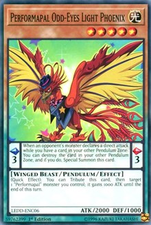 Performapal Odd-Eyes Light Phoenix [Legendary Dragon Decks] [LEDD-ENC06] | Enigma On Main