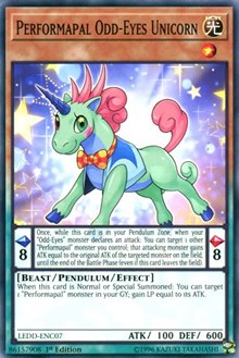 Performapal Odd-Eyes Unicorn [Legendary Dragon Decks] [LEDD-ENC07] | Enigma On Main