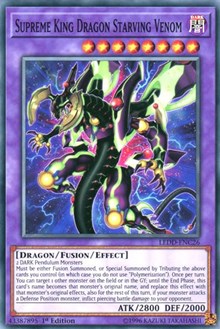 Supreme King Dragon Starving Venom [Legendary Dragon Decks] [LEDD-ENC26] | Enigma On Main